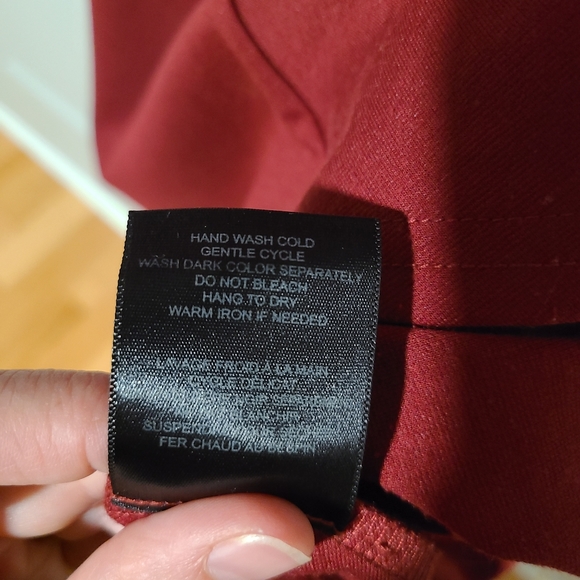 Black Swan Olivia Wine Red Skater Dress - Picture 7 of 9